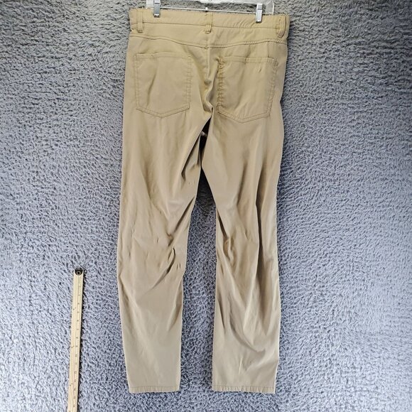 Desert Dunes Pants Mens 34x32 Tan Straight Stretch Nylon Lightweight *Read* - Picture 12 of 13